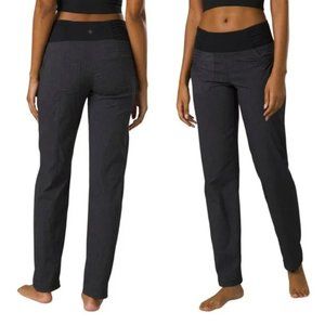 PrAna NWT Women's Summit Pant, Charcoal Heather (Grey) L - Straight Leg, Stretch